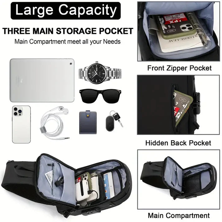 🎒 Unisex Crossbody Sling Bag