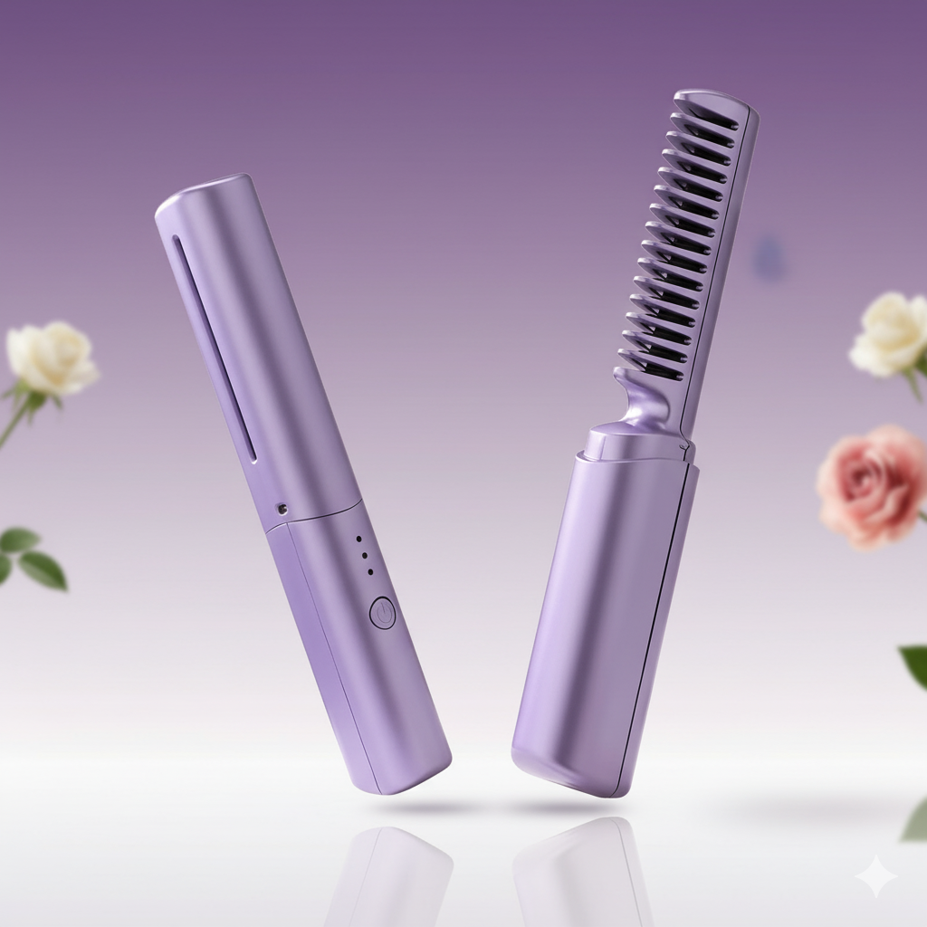 Cordless Rechargeable  Mini Hair Straightener