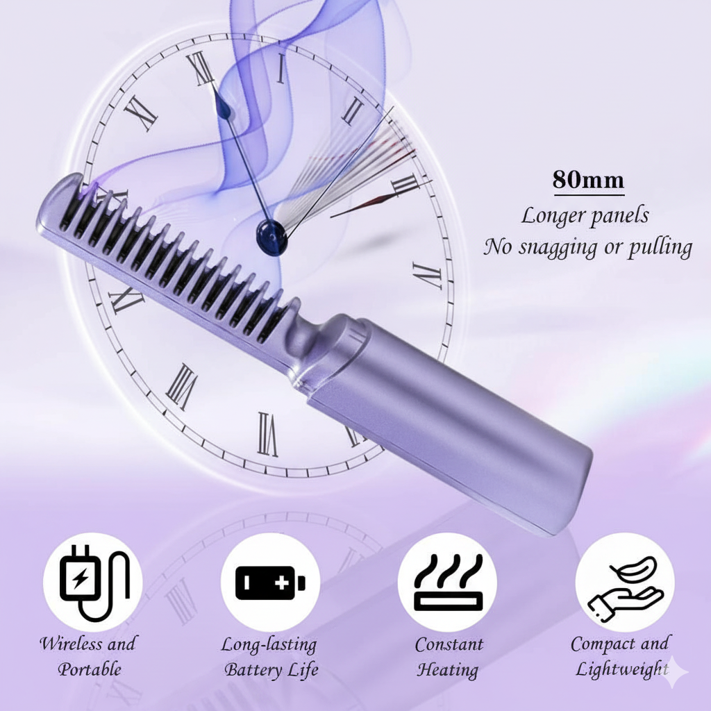 Cordless Rechargeable  Mini Hair Straightener