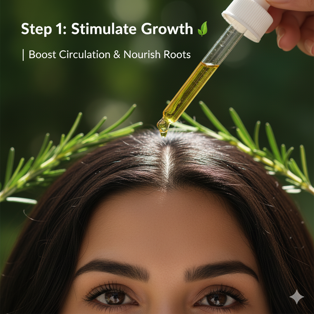 Rosemary Hair Growth Kit (Hair oil + Shampoo + Conditioner)