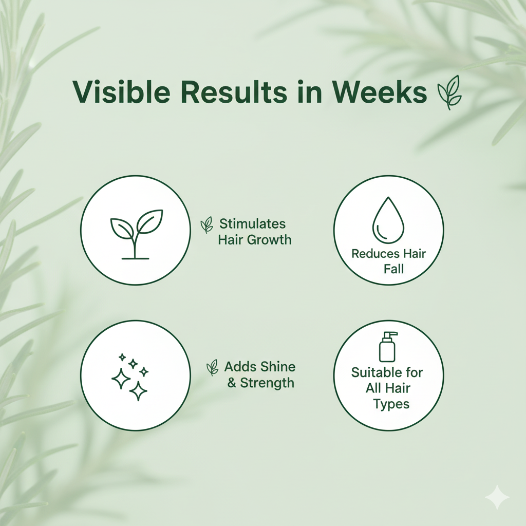 Rosemary Hair Growth Kit (Hair oil + Shampoo + Conditioner)