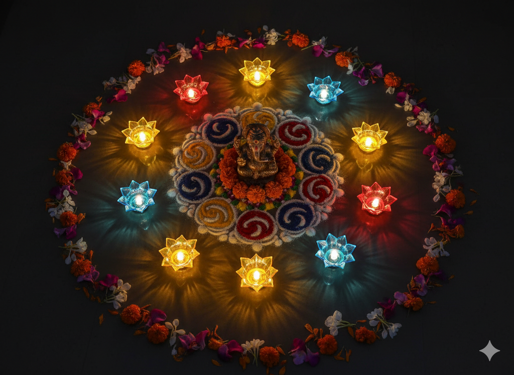 Electric Water Sensor Reflection LED Diyas pack of ( 6 )