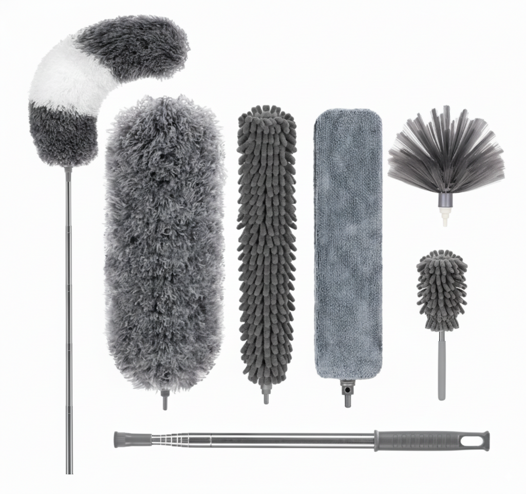 6-in-1 Microfiber Feather Duster Set
