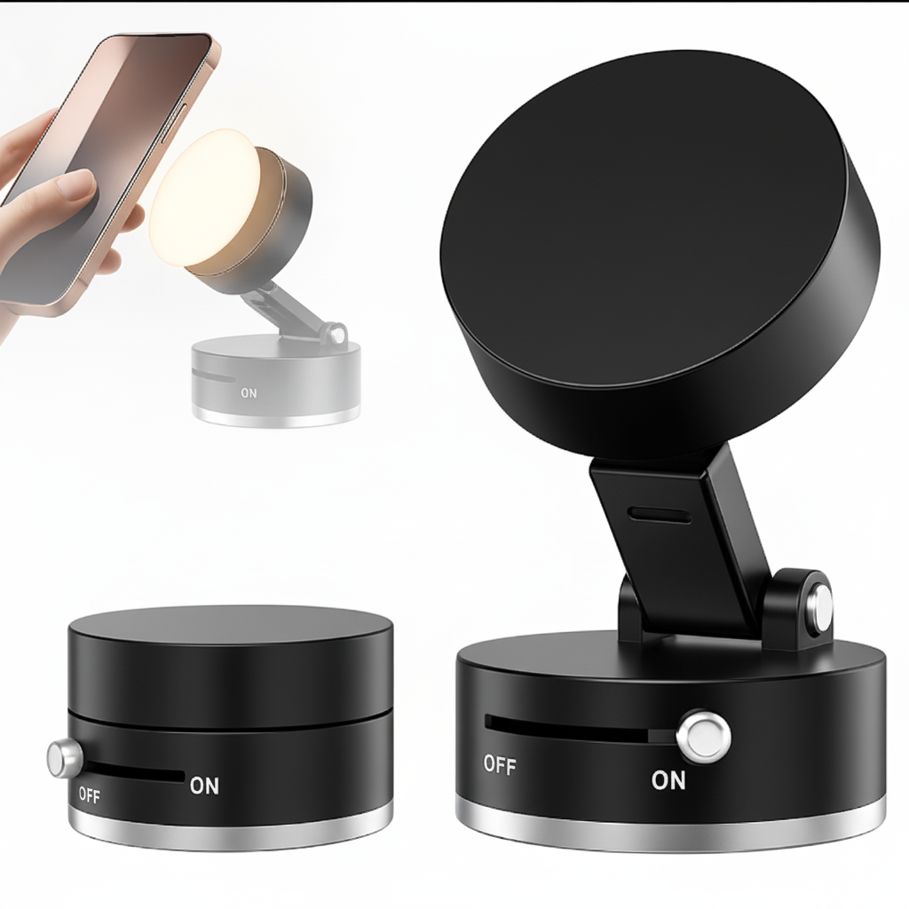 Vacuum Magnetic Suction Phone Holder