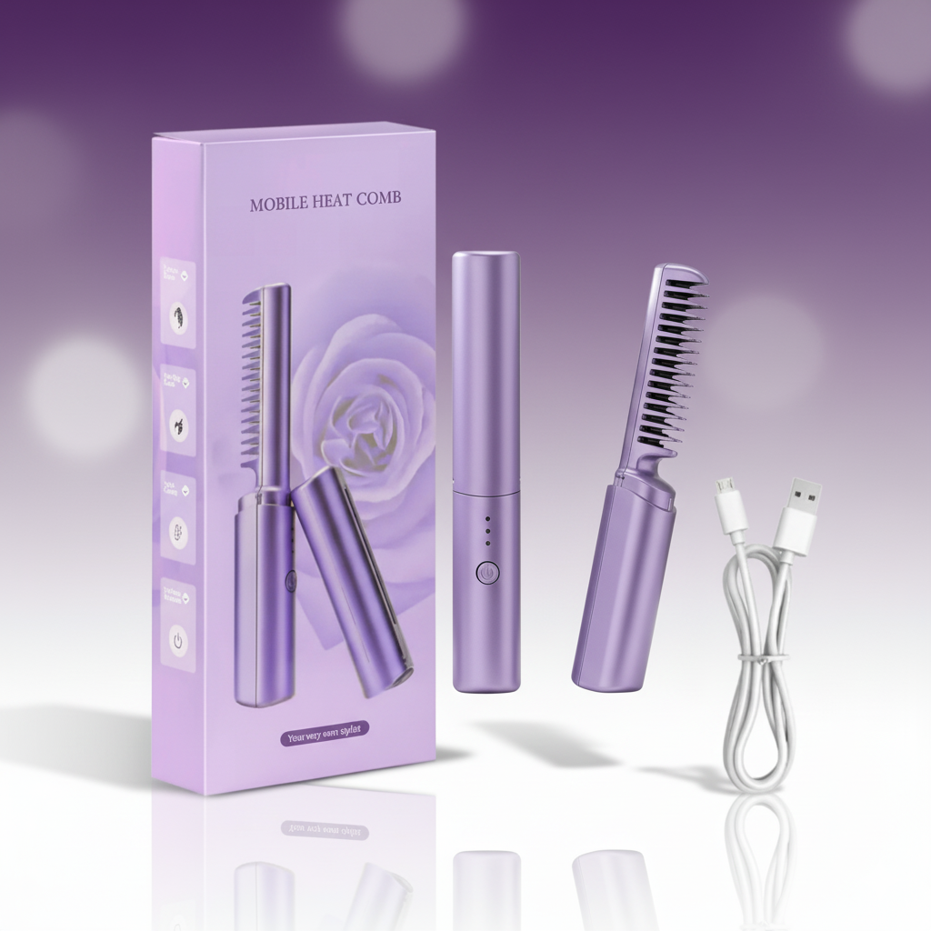 Cordless Rechargeable  Mini Hair Straightener