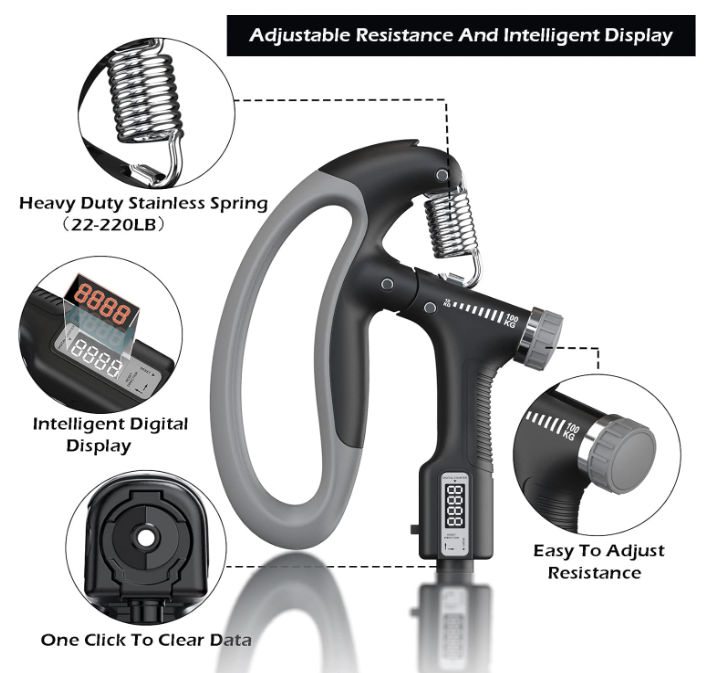 Advanced Adjustable Hand Grip Strengthener