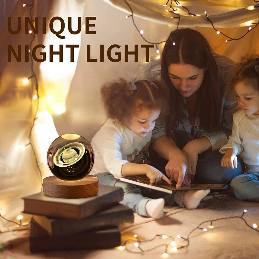 🌌 Stellar Glow 3D Crystal Ball ✨