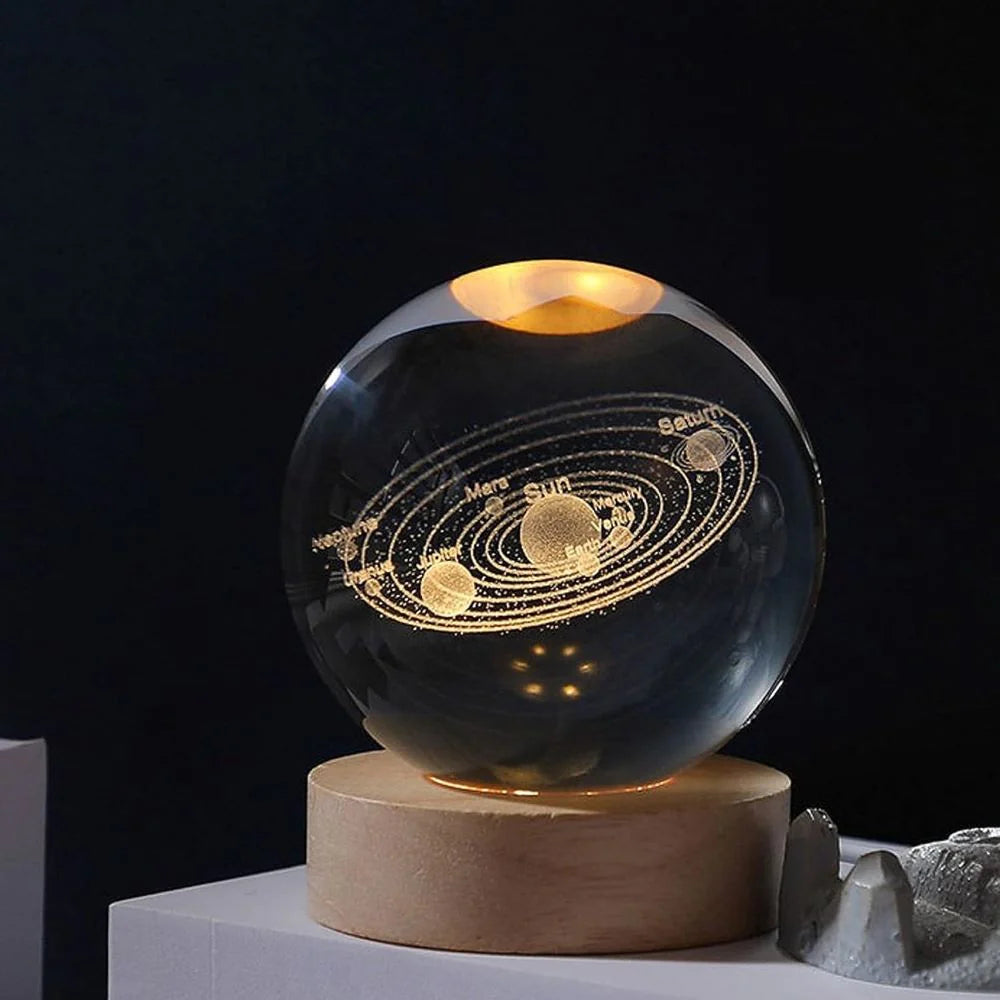 🌌 Stellar Glow 3D Crystal Ball ✨