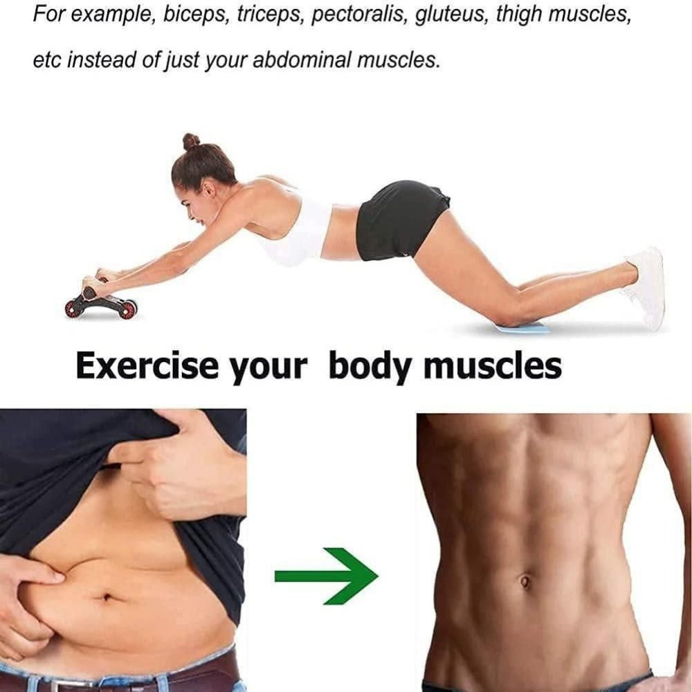 💪 Unisex 4 Wheel AB Wheel Roller