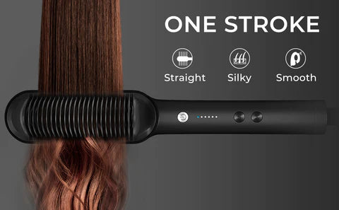 Professional Electric Hair Straightener Comb Brush