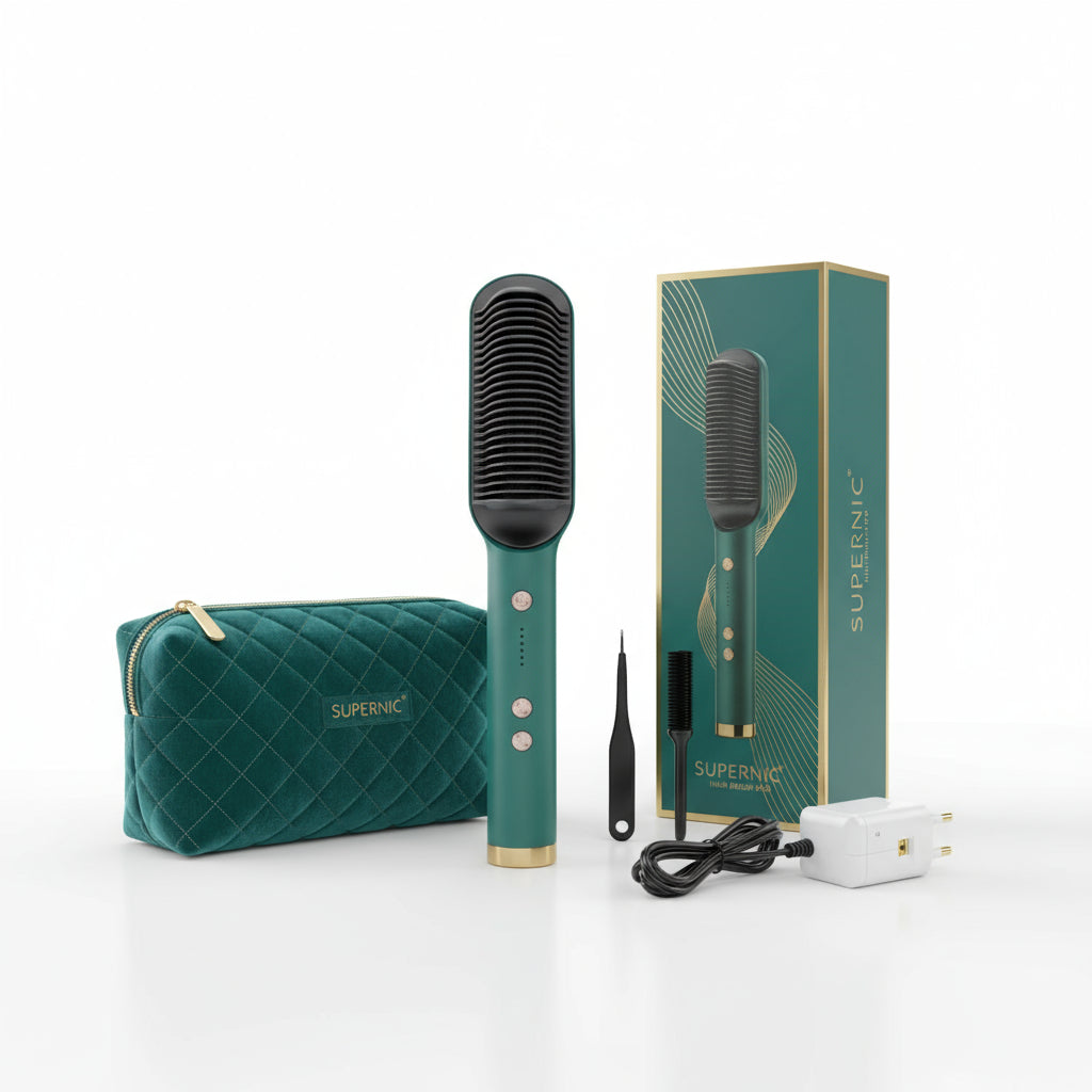 Professional Electric Hair Straightener Comb Brush