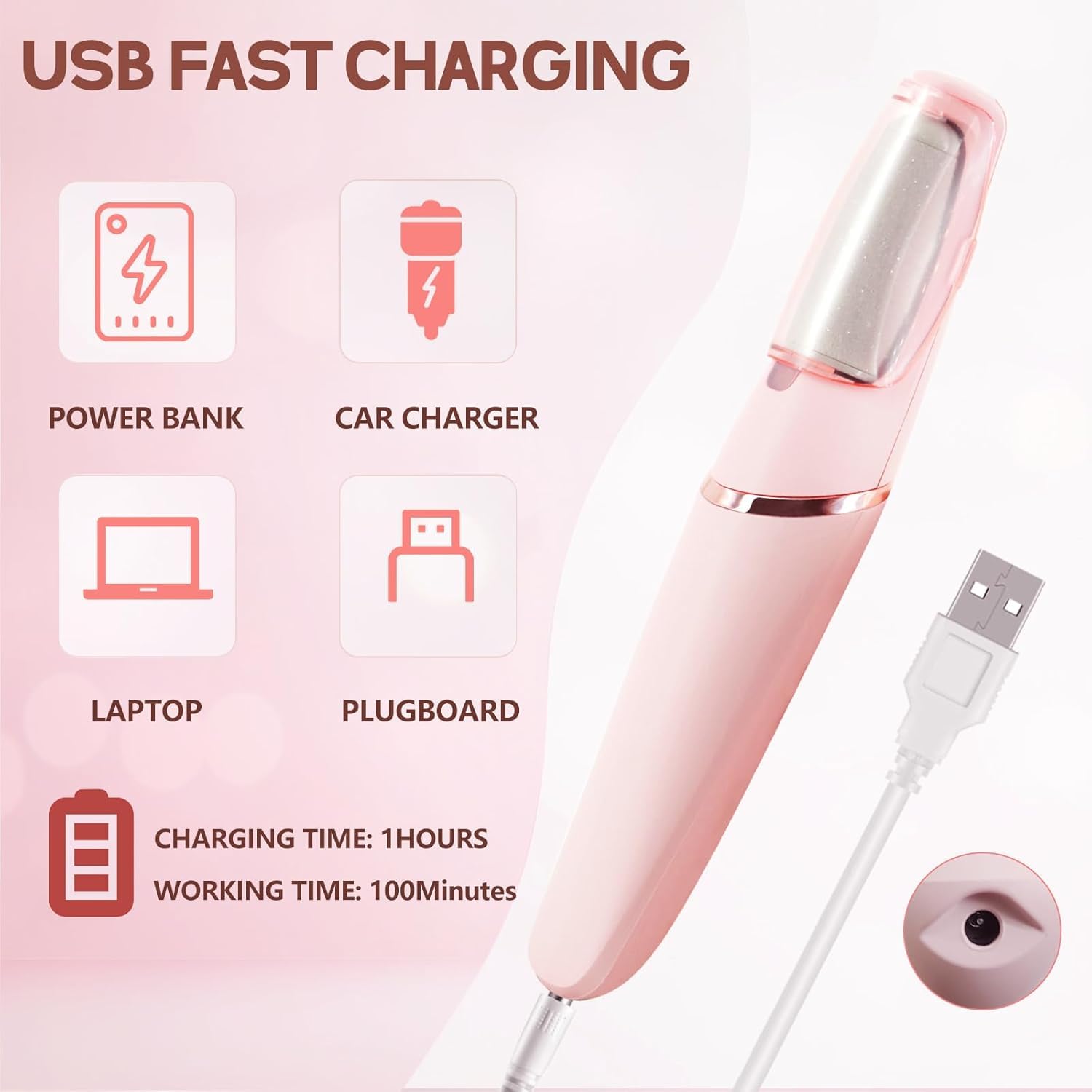 Pedicure Electric Foot Callus Remover